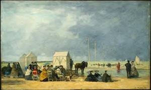 Bathing Time at Deauville 1865